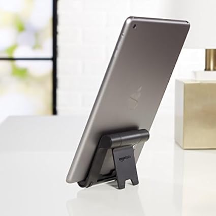Veranixum – Amazon Basics Adjustable & Portable Stand for Tablet, E-Reader & Smartphone (Black)