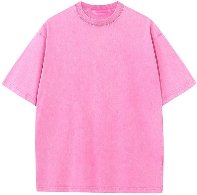 Veranixum Oversized Cotton Unisex T-Shirt – Casual Loose Fit Solid Basic Tee for Men & Women
