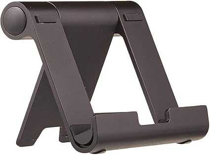 Veranixum – Amazon Basics Adjustable & Portable Stand for Tablet, E-Reader & Smartphone (Black)