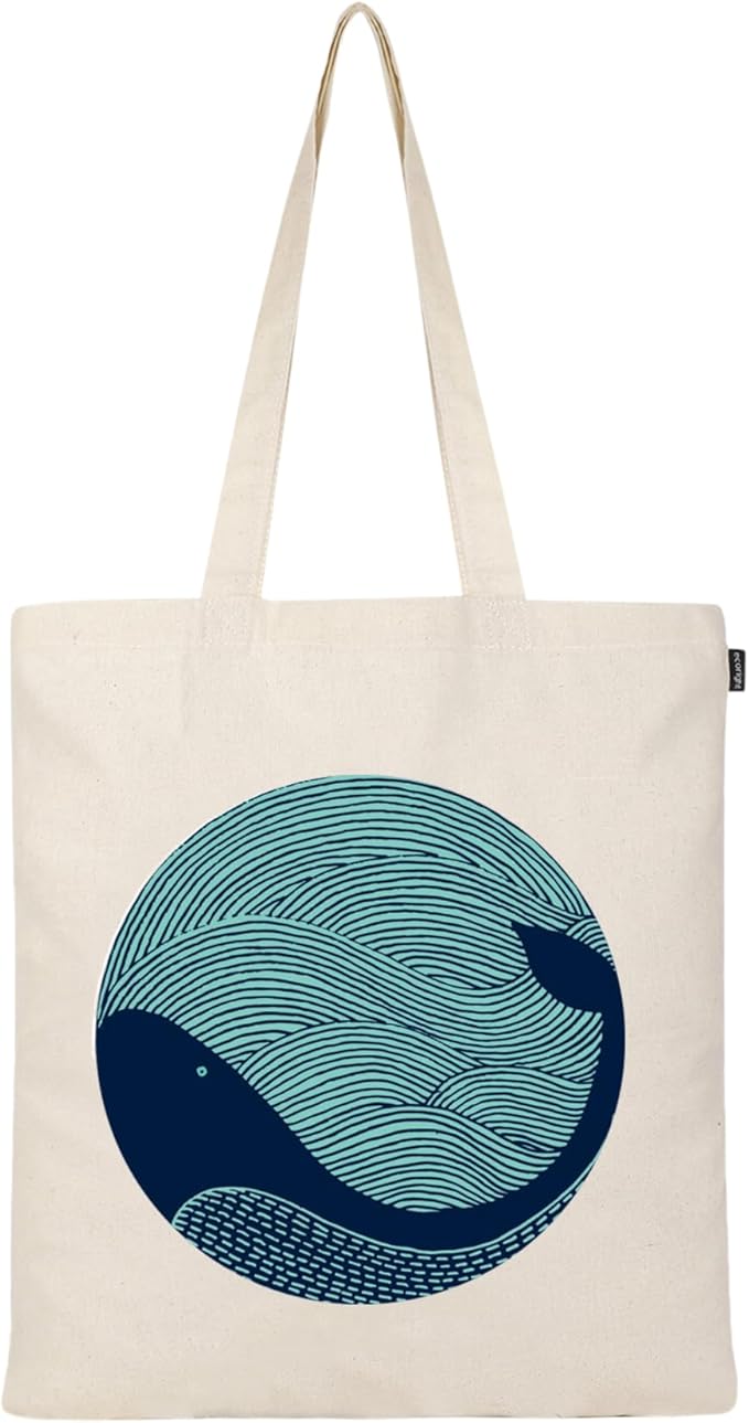 Veranixum Eco Right Canvas Tote Bag – Nachhaltige Stofftasche für Damen, Alltag & Einkauf